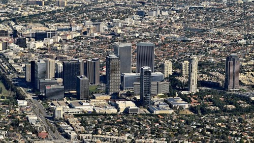 Aerial Photography Los Angeles - Century City Picture aerial view Aerial Photography Los Angeles - Century City Picture aerial view