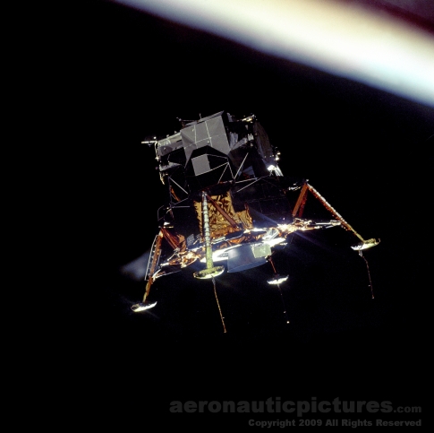 lunar module apollo 11 stock photo