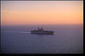 USS Peleliu - U.S. Navy Amphibious Assault Ship - Aerial Stock Photo high definition stock photo - USS Peleliu - U.S. Navy Amphibious Assault Ship - Aerial Stock Photo