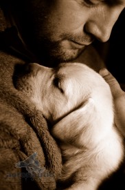 Photographer Los Angeles - Man and Puppy
