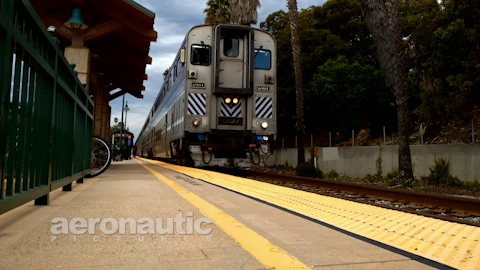 Train Station Time Lapse HD Stock Footage