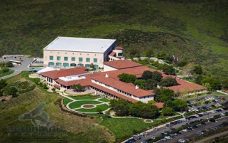 Reagan Library Aerial View Stock Photo
