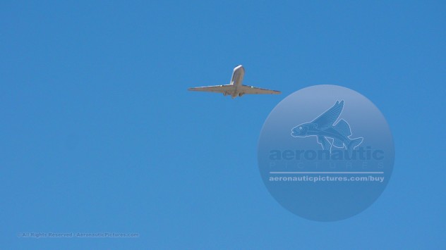 Private Jet Take-Off Airplane Stock Video Footage 1505