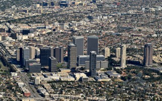 Los Angeles Aerial Stock Photo - Aerial View Century City