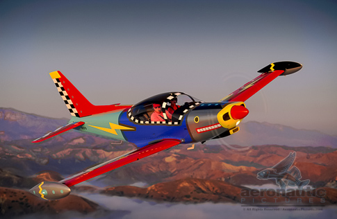 Siai-Marchetti SF-260 Airplane Stock Photo