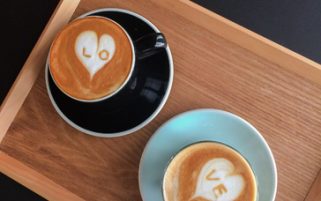 Coffee Stock Photo - Hearts Love Latte Art - Food Stock Photos