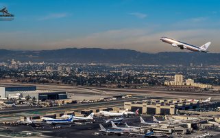 Los Angeles International Airport Aerial View | LAX Stock Photo